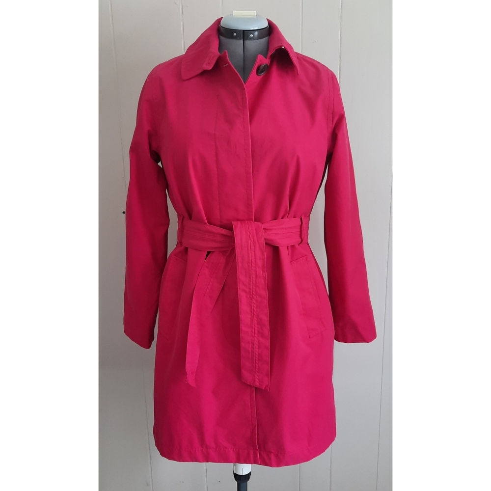 GAP Trench Coat Tie Belt Pink S M
